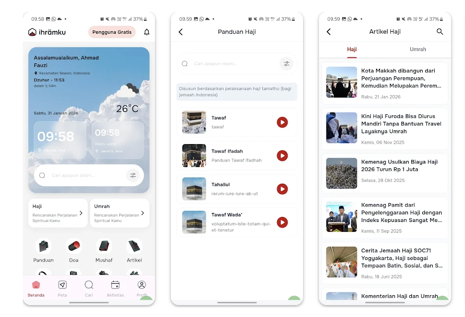 Ihram App preview
